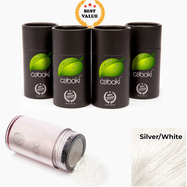 Caboki Hair Fiber, Value Pack 4 (360-Day Supply)  **BEST VALUE**
