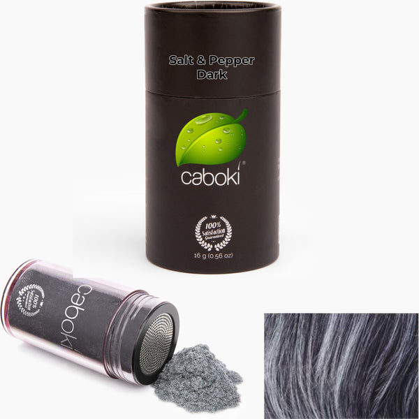 Caboki Hair Fiber, Plant-Based Hair Loss Concealer (16 grams 40 days supply)