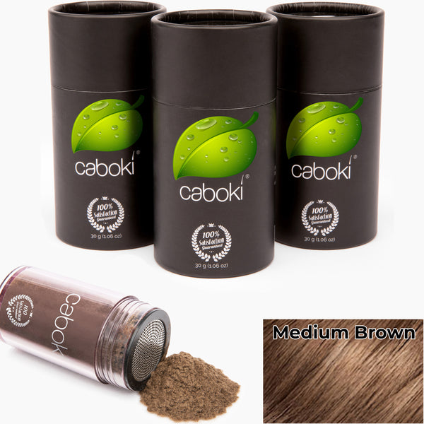Caboki Hair Fiber, Value Pack 3 (270-Day Supply)