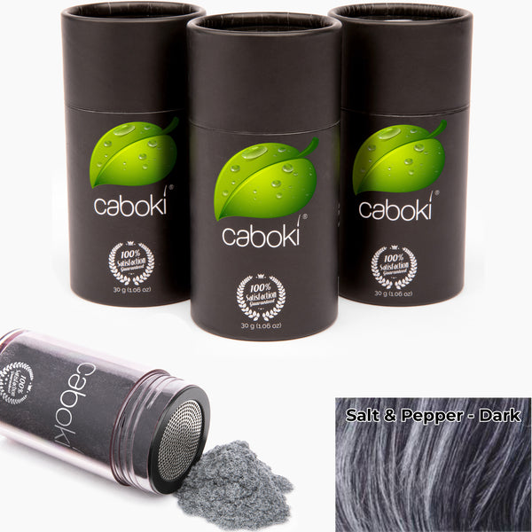 Caboki Hair Fiber, Value Pack 3 (270-Day Supply)