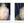 Before and after image of a woman with long straight white hair whose hair is thinning on her parting line and crown